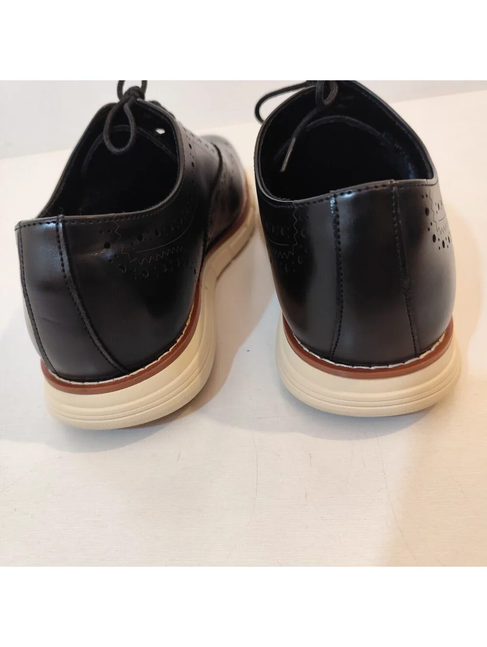 Bruno Marc New York Grandwing Mens black Oxford Dress Sneaker Shoe Size 9